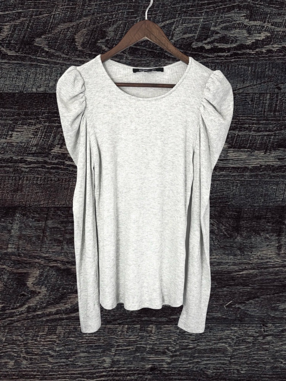 Fifteen Twenty Metallic silver/grey Shirt